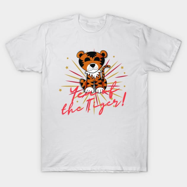 Year of the Tiger - Lunar New Year T-Shirt by Alt World Studios